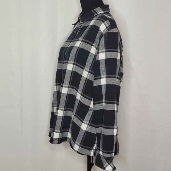 Orvis Fleeced Lined Plaid Flannel Pinnacle Shirt Jacket - Size XXL - Picture 3 of 15